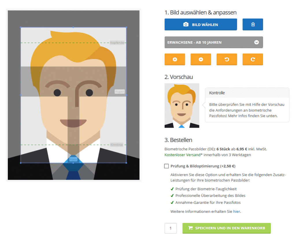 Faq Haufig Gestellte Fragen Biometrisches Passbild Net